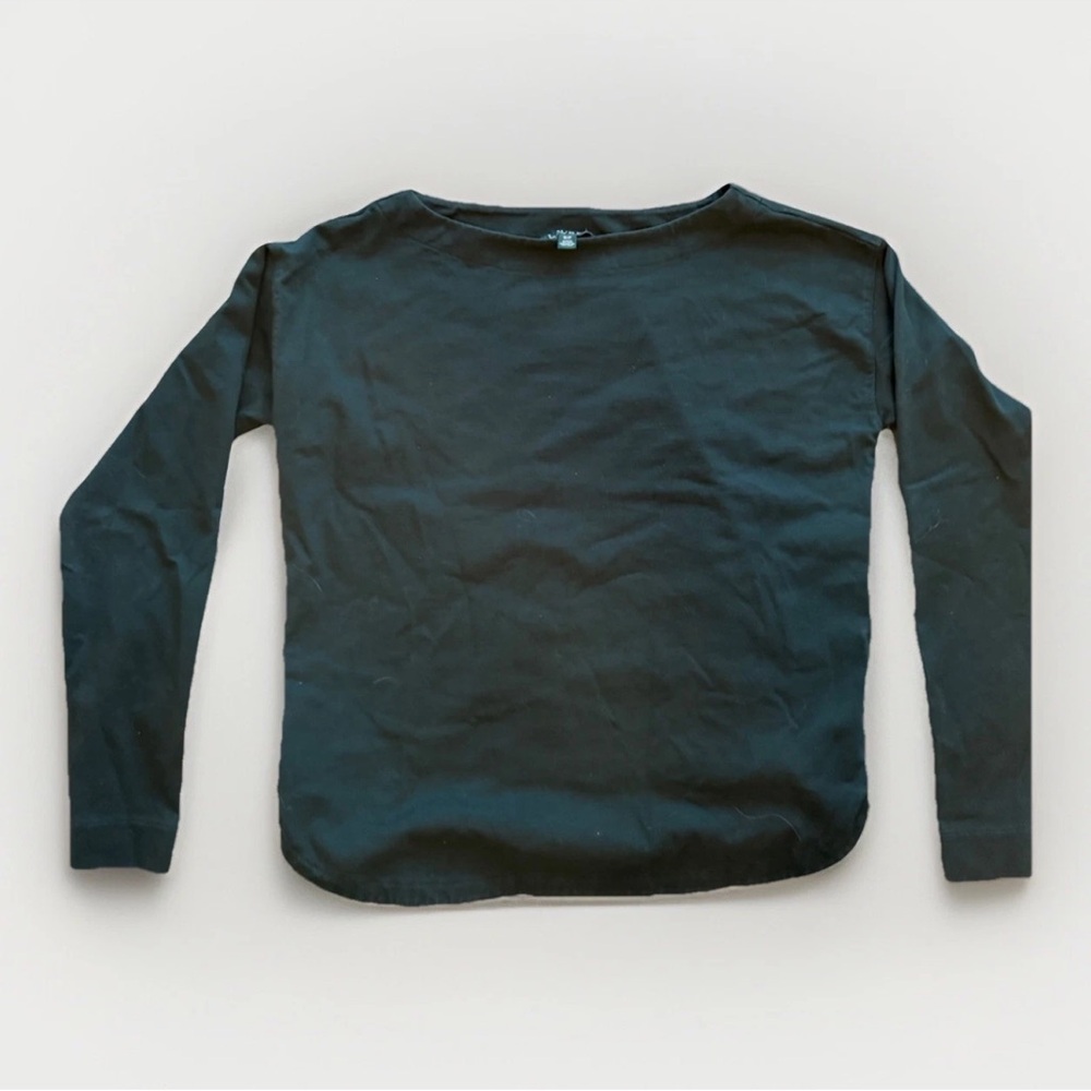 Lauren Ralph Lauren Boat Neck Shirt Women’s Size S Forest Green
